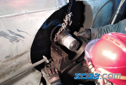 风机轴承位磨损修复步骤及方法