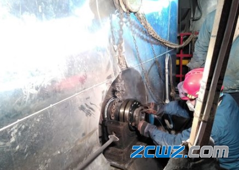 风机轴承位磨损修复步骤及方法