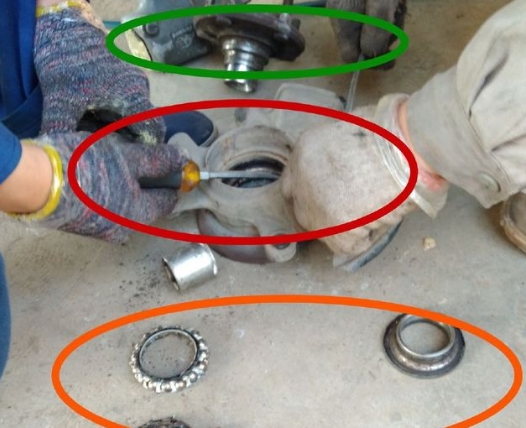 十五万公里的伊兰特更换左前轮轴承,拆卸轴承的过程比较折腾人!