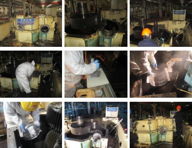 如何快速修复减速机轴承室磨损的?