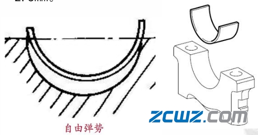 曲轴轴承结构、配合及支承方式