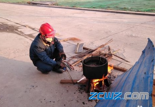 风机轴承位磨损修复步骤及方法