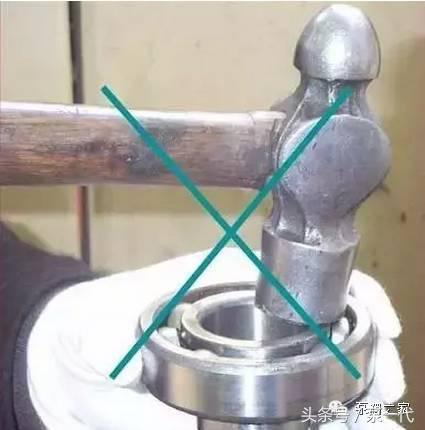 轴承的错误安装,涨姿势!