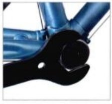 自行车可调节中轴的拆卸流程