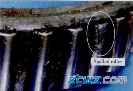 双列圆锥滚子轴承失效实例图分析