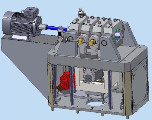 带静态轴向和径向载荷的轴承疲劳耐久试验台