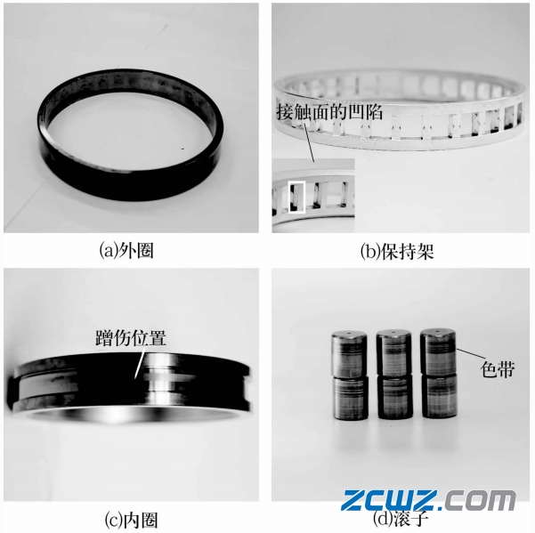 航空发动机轴承打滑蹭伤对比图及原因和防止措施