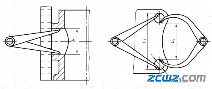 轴承端盖结构特点、作用及测量(立体图)